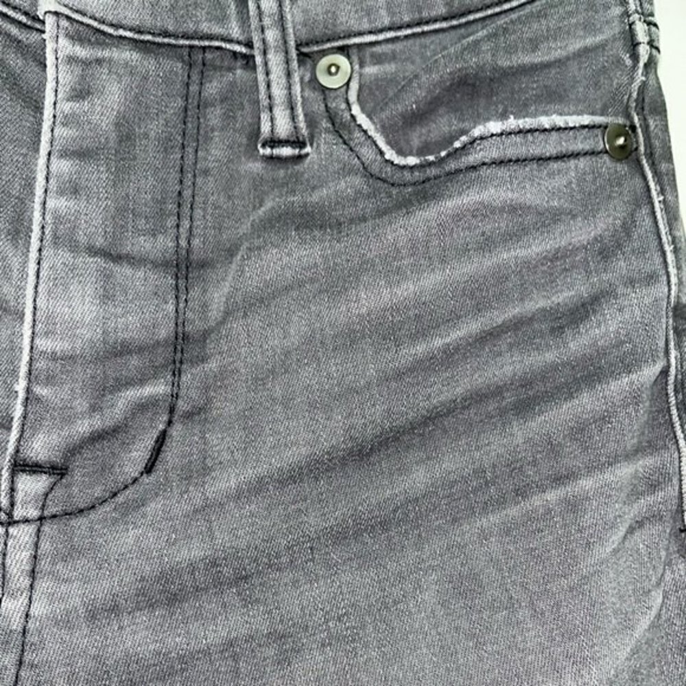 Madewell High Riser Skinny Jeans Light Grey Denim Causal Coastal Womens Size 24 - Picture 11 of 15
